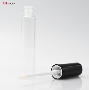 10 ml lūpų blizgesio stiklinis buteliukas