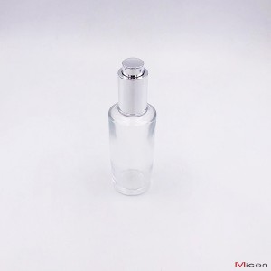 30ml glass bottle with Push button dropper