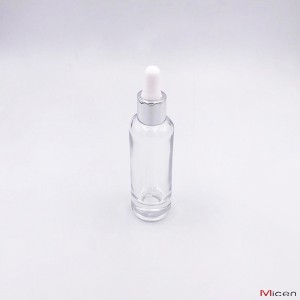 Bouteille en verre de 30 ml avec compte-gouttes