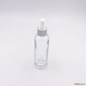 35ml Clear glass bottle with teat dropper
