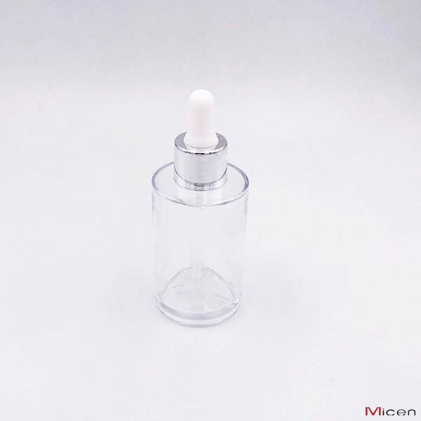 50ml Thick base clear glass bottle with dropper Featured Image