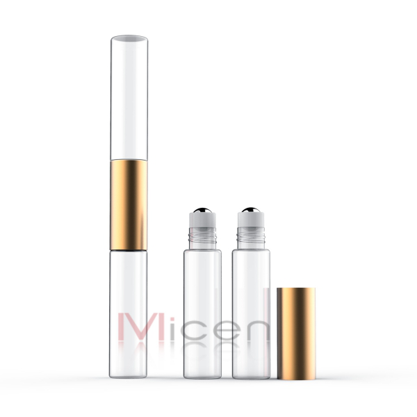 OEM Customized Amber And Clear Glass Vials With Spray Pump -
 RS147 DUO Roller glass – Micen