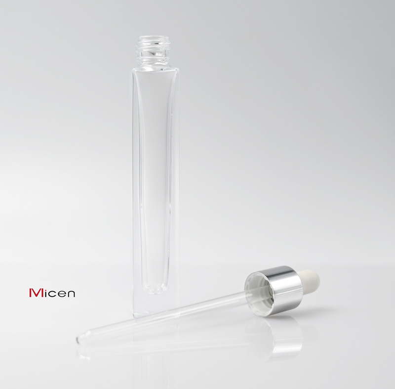 8ml Square thick base glass bottle with Teat dropper Featured Image