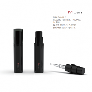 1ml/2ml Black Plastic Spray Bottle