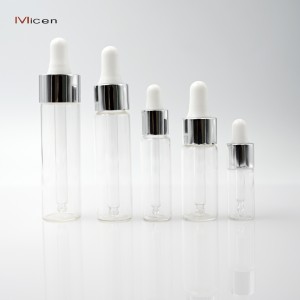 7-20ml Clear  glass bottle with dropper